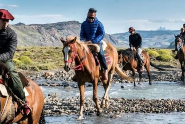 Cabalgata clasica en estancia 